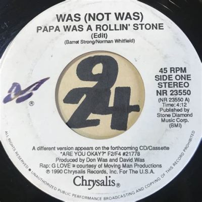 Papa Was A Rollin' Stone; Une Ballade Soul Emplie d'Emotion et de Puissance Groove